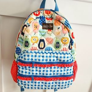 Matilda Jane Colorful Fruit Pattern Backpack Full Size